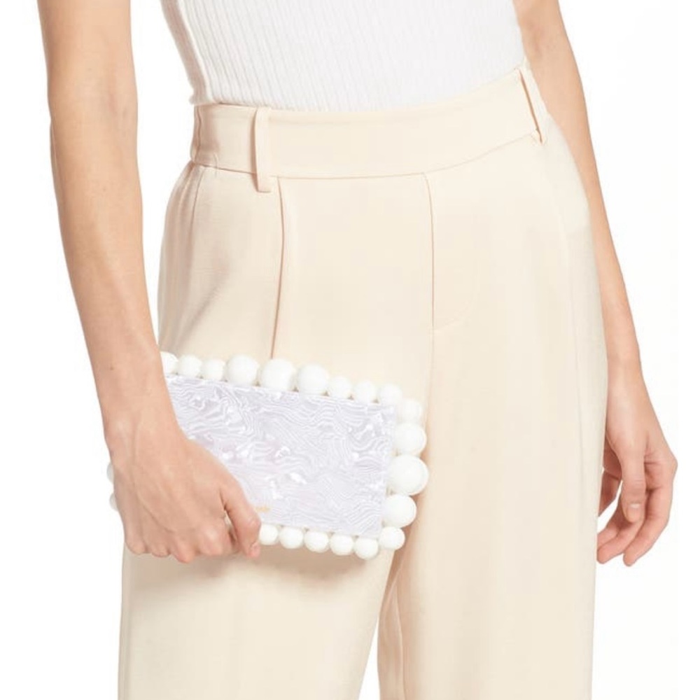 Cult Gaia Eos Beaded Acrylic Box Clutch - Picture 5 of 12
